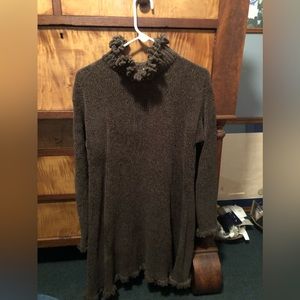 Brown knee length dress size M